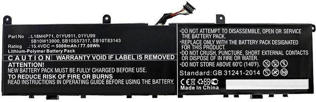 CoreParts Ersatzakku für Lenovo MBXLE-BA0277, Li-Ion Pack, Schwarz, 5000 mAh - Bild 1