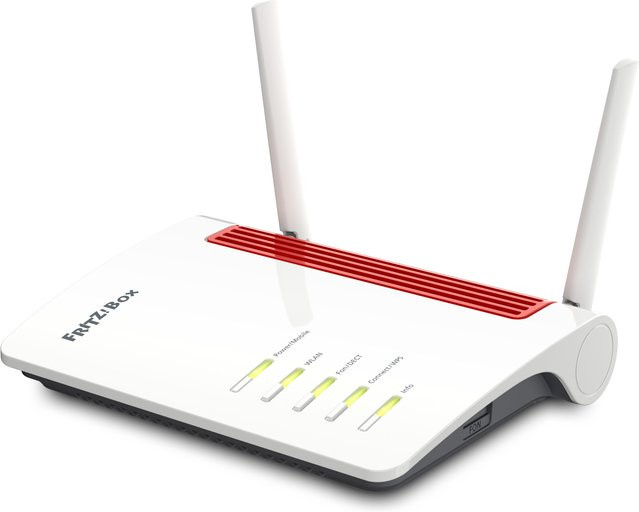 AVM FRITZ!Box 6850 5G Router in Weiß mit Dual-Band Wi-Fi 5, LTE/5G und USB-C/USB-A Anschlüssen - Bild 1