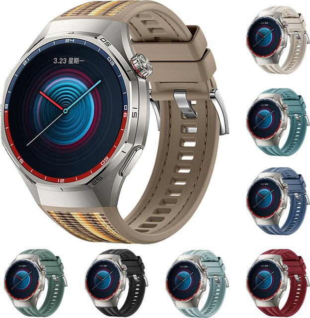 Huawei Uhrenarmband, Silikon, Nylon, für Watch GT6 Pro 46 mm, Unisex - Bild 1