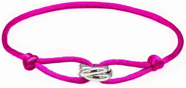 Partnerarmband Edelstahl, Perlen, purple, Unisex - Bild 1