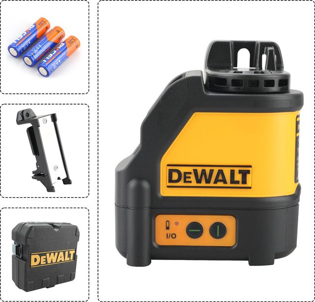 DeWalt DW088CG 2-Linien-Laser-Nivelliergerät mit grünem Strahl, selbstnivellierender Kreuzlinienlaser für horizontale und vertikale Anwendungen - Bild 1