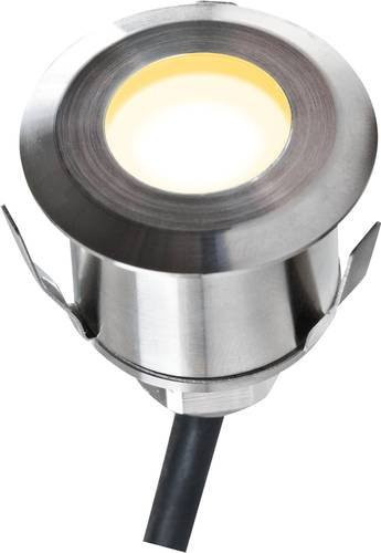 EVN Lichttechnik LED-Bodeneinbauleuchte P67 101002 in Edelstahl Silber, Warmweiß, 1W, IP65, Rund - Bild 1