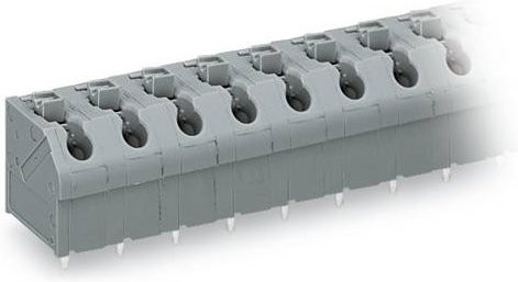 WAGO 250-610 Leiterplattenklemme Grau 60 Stück - Bild 1