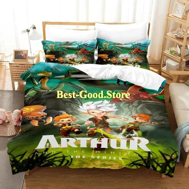 Arthur und die Minimoys Bettwäsche-Set für Kinder und Erwachsene, 3-teilig, B: 135 cm, L: 200 cm - Bild 1