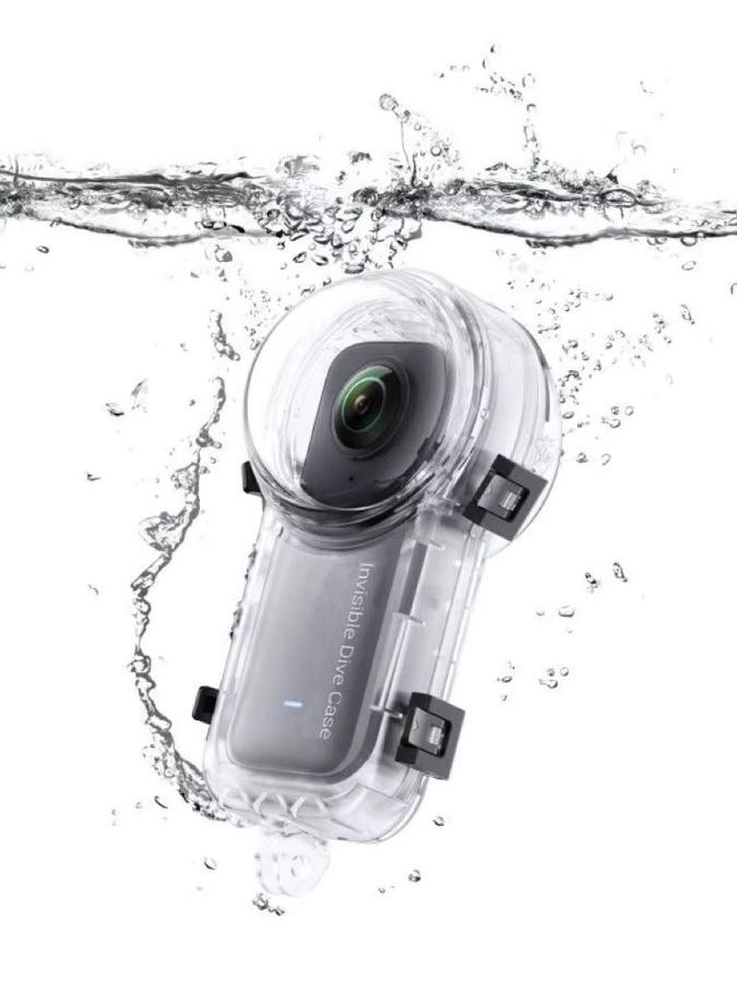 Insta360 X5 Unsichtbares Tauchgehäuse, Transparentes Unterwasser-Tauchgehäuse bis 60 m wasserdicht - Bild 4