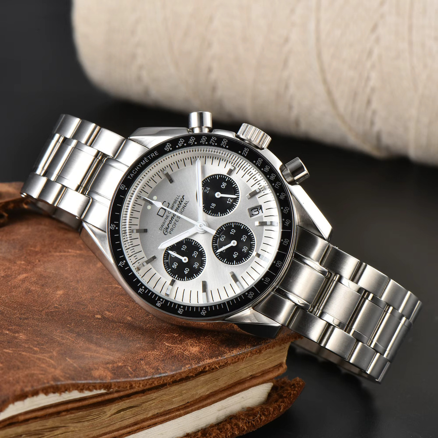 DWAYNE CAMPBELL Chronograph, Edelstahl, Silber, 42 mm, Herren - Bild 3