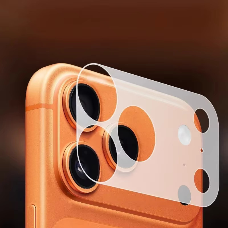 3er-Set HD Kamera-Schutzfolie für Apple iPhone 17 Pro Max, 17 Pro und 17 Air, Rücklinsen-Abdeckung aus Kunststoff, transparent - Bild 2