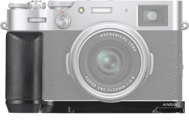 Andoer L-förmige Schnellwechselplatte in Schwarz für Live-Streaming, Fotografie und Vlog-Erweiterung - Bild 1
