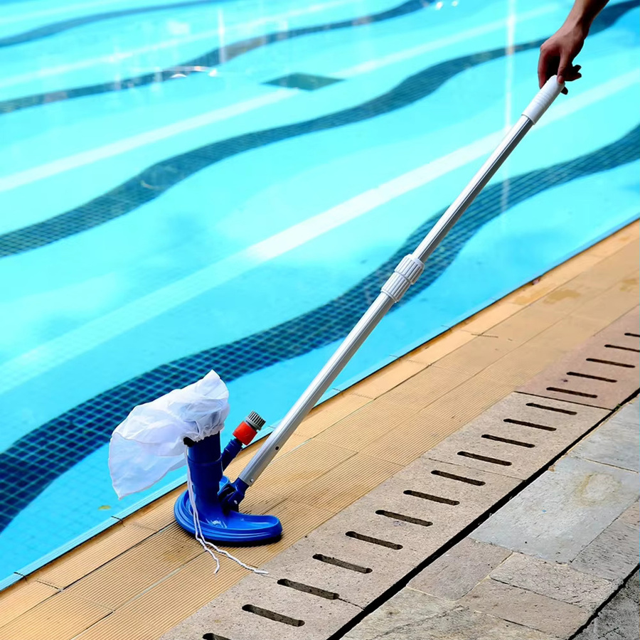 APWIKOGER Pool Staubsauger Bürste zur Reinigung von Schwimmbad, Teich und Spa in Blau - Bild 4