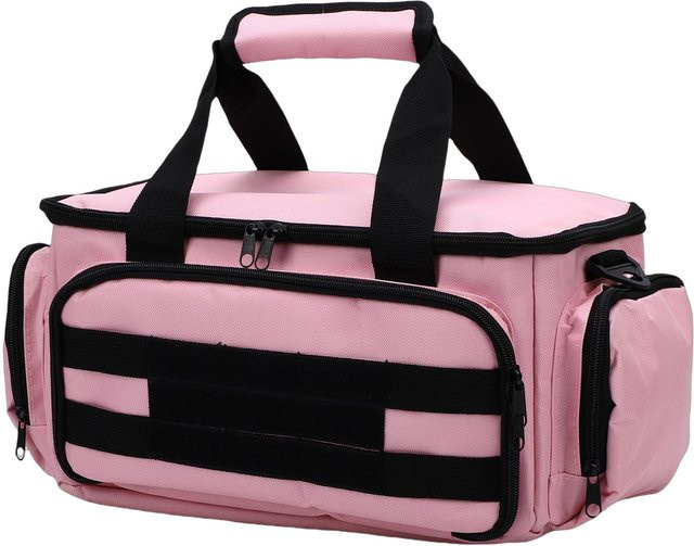 Fishine Werkzeugtasche aus Nylon für Frauen in Pink, 14 Zoll mit reibungshemmendem Boden für Elektriker und Schreiner - Bild 1