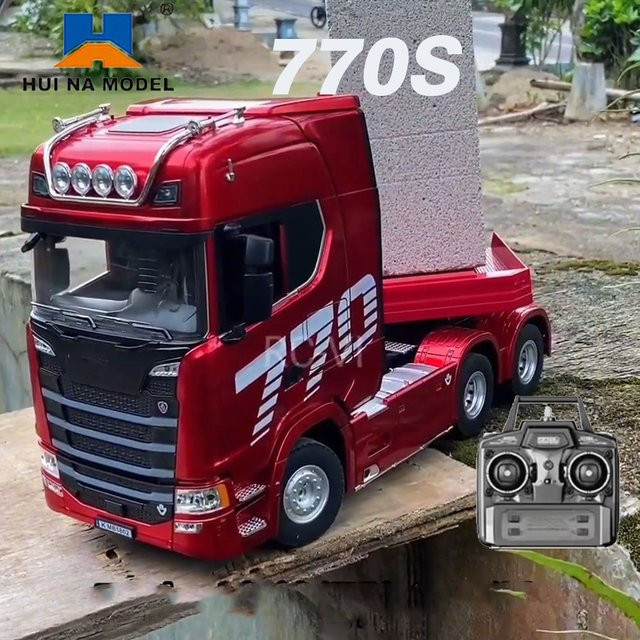 HUINA 770S Anhängerkopf 1501, Rc Traktor, 1:18, mit Licht und Ton - Bild 1