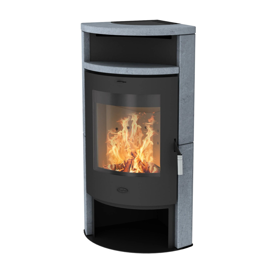 FIREPLACE Kaminofen Samba aus Speckstein in Schwarz mit 6,1 kW - Bild 3