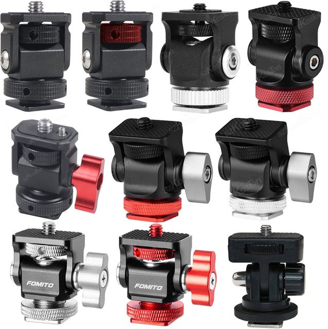 Kaltschuh Universal QR Platte Monitor Halterung für DSLR Kameras in Schwarz - Bild 1
