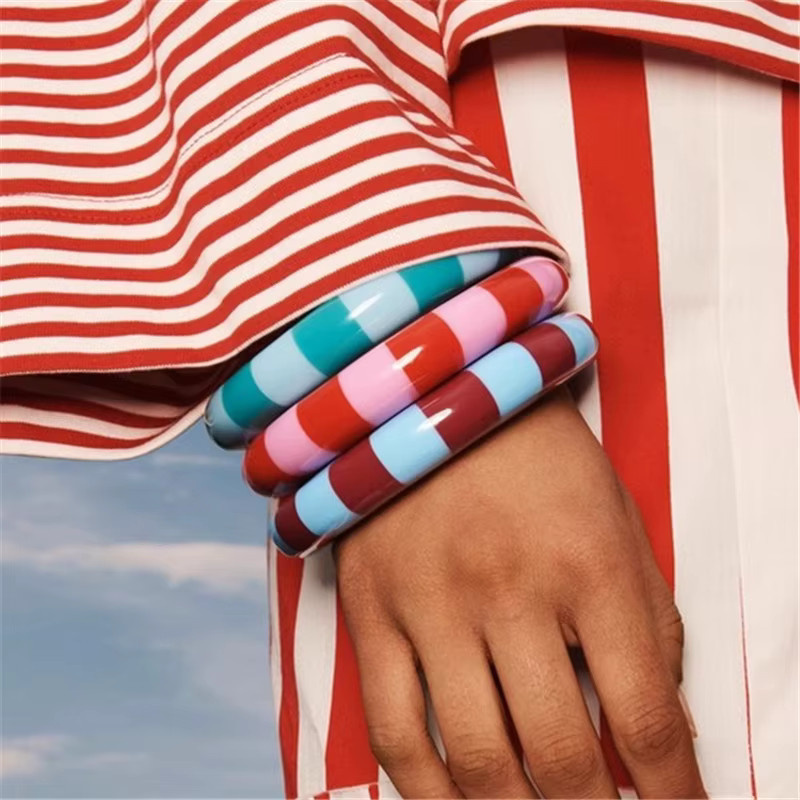 HUANZHI Armband, Harz, bunt, Damen - Bild 2
