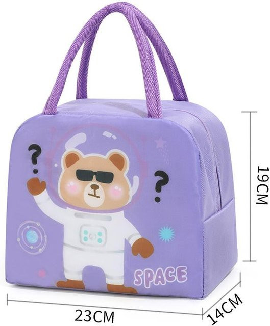 NATAWA Isolierte Kühltasche für Picknick und Lunchbox, Wasserdicht und Tragbar, Violett - Bild 1