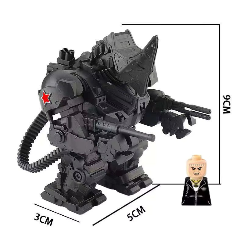 Hot Toys Mini Bricks Cartoon Charaktere Actionfiguren aus Kunststoff in Schwarz - Bild 4