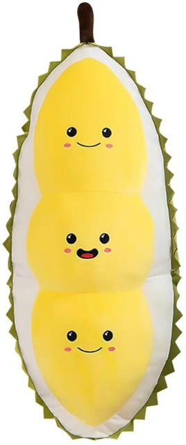 Binchi Fitness Durian Umarmungskissen, Plüsch / Textil, Gelb, ab 0 Jahren - Bild 1