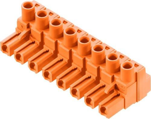 Weidmüller Buchsengehäuse-Kabel BL/SL Orange, Polzahl 12, Rastermaß 7.62 mm, 50 Stück - Bild 1