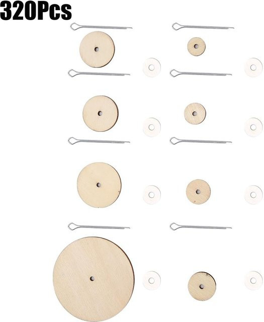 Shoemst Holzgelenke Set, Bastelmaterial, beige - Bild 1