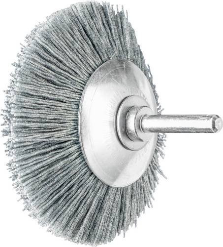 PFERD TOOLS Kegelbürste KBU ungezopft SiC-Filament Korn 120 Grau Durchmesser: 80 mm, Schaft-Durchmesser: 6 mm, Filament-Durchmesser: 0,55 mm - Bild 1