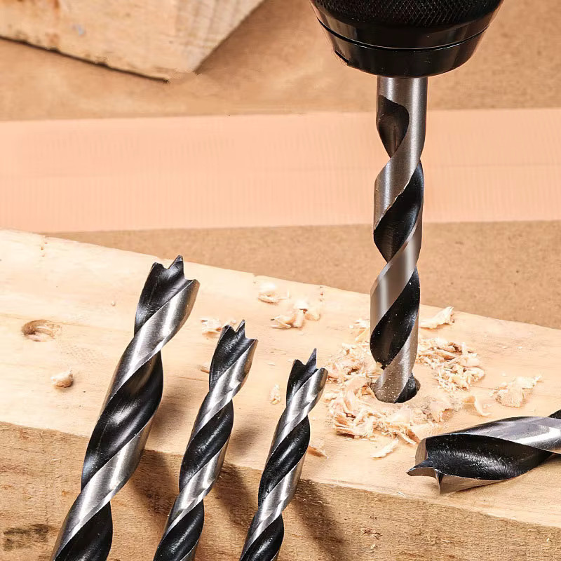 NIUXIANG Zentrierbohrer-Set für Holzbearbeitung, 3-20mm Dreipunkt-Spiralbohrer für Hartholz, Sperrholz und Kunststoff, Silber - Bild 2