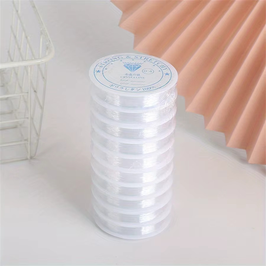 JHNBY Perlenschnur, transparent, elastisch, Unisex - Bild 1