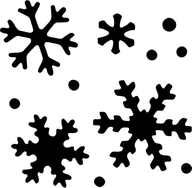 VBS Magnet-Stanzer Schneeflocken in Beige aus Kunststoff und Metall - Bild 1