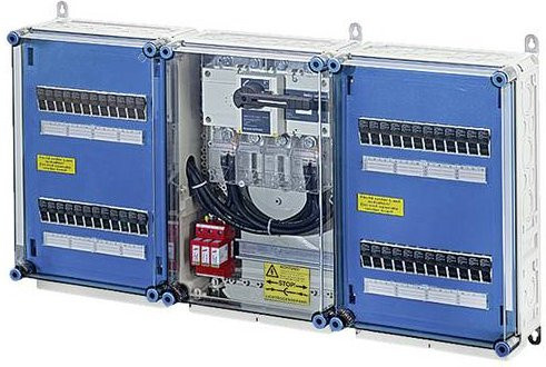 Hensel Mi PV 3941 Generatoranschlusskasten in Blau aus Kunststoff zur Wandmontage - Bild 1