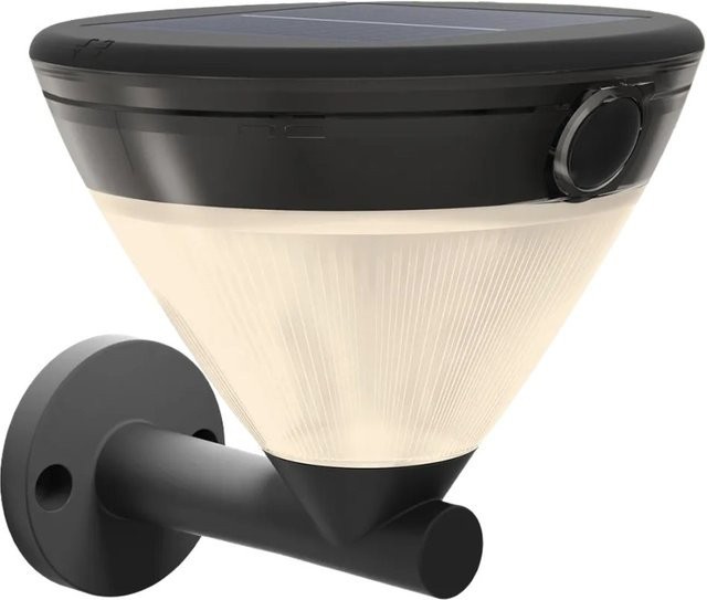 Philips Solar-Outdoor-Wandleuchte Kyna mit Bewegungssensor in Schwarz, Warmweiß 2.700 K, B/T/H: 13,9 x 15,8 x 13,7 cm - Bild 1