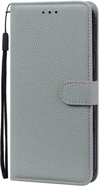 Flip Wallet Schutzhülle für Samsung Galaxy A20, A20e und A20s in Grau - Bild 1