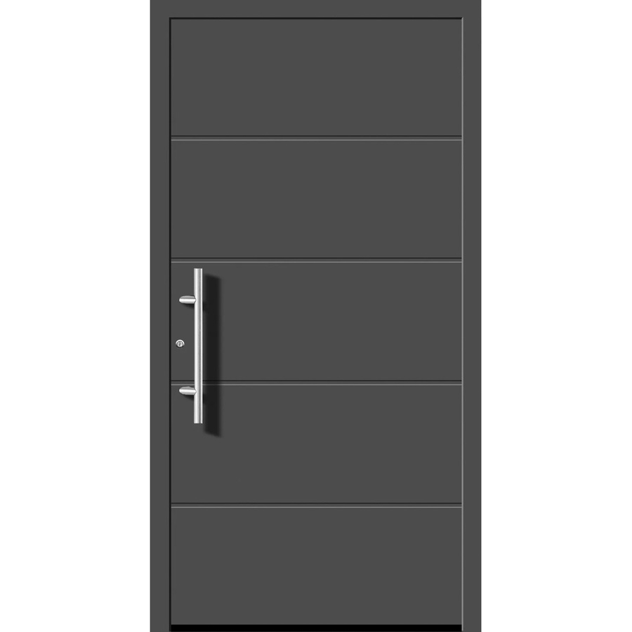 Aluminium-Haustür Splendoor Moderno M470/B in Anthrazit Metallic, Anschlag Links, B: 110 cm, H: 210 cm - Bild 2