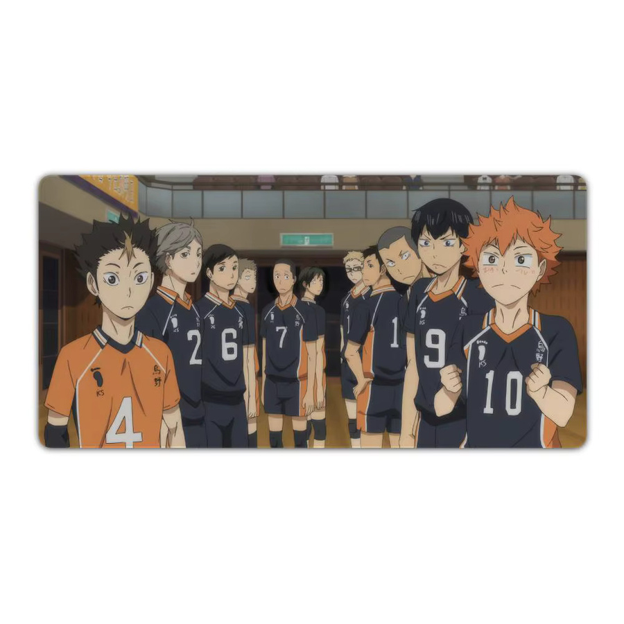 Anime Haikyuu Mauspad XXL rutschfeste Schreibtischunterlage in Schwarz und Multicolour, B/T: 90 x 40 cm - Bild 5