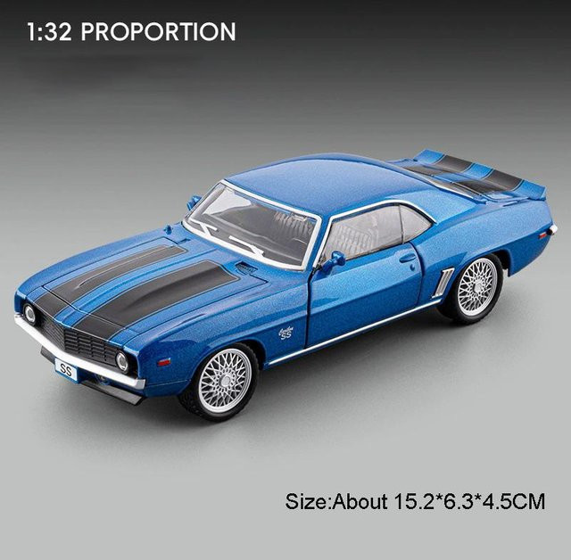 Linyi toy car Camaro Ss Sportwagen Spielzeugmodell, 1:32, mit Sound und Licht, ab 14 Jahren - Bild 1