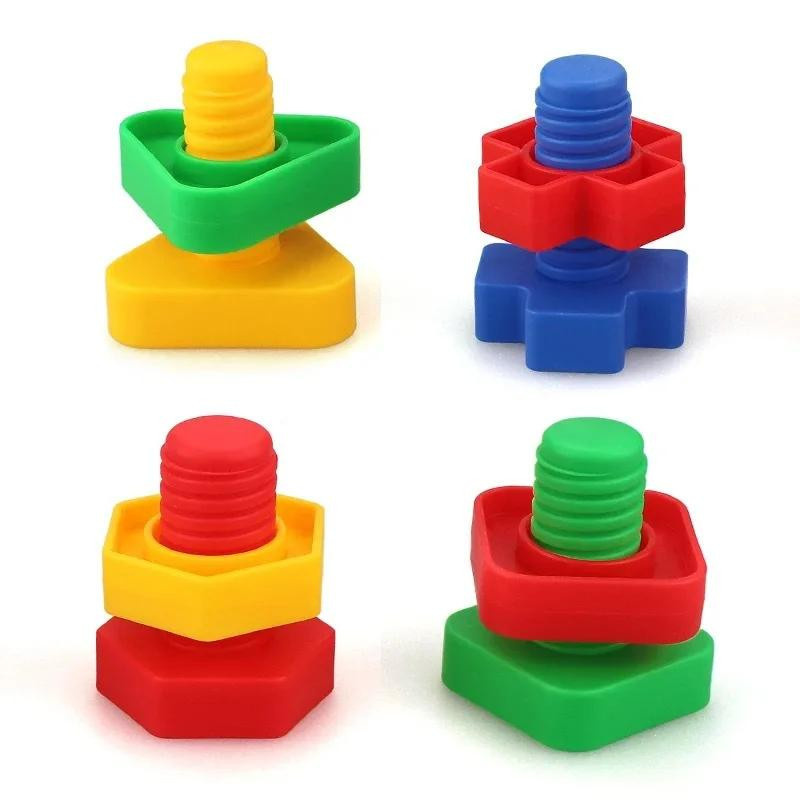 Fashnics Schraubmutter Bausteine Lernspielzeug 5-teiliges Set ab 24 Monaten - Bild 3