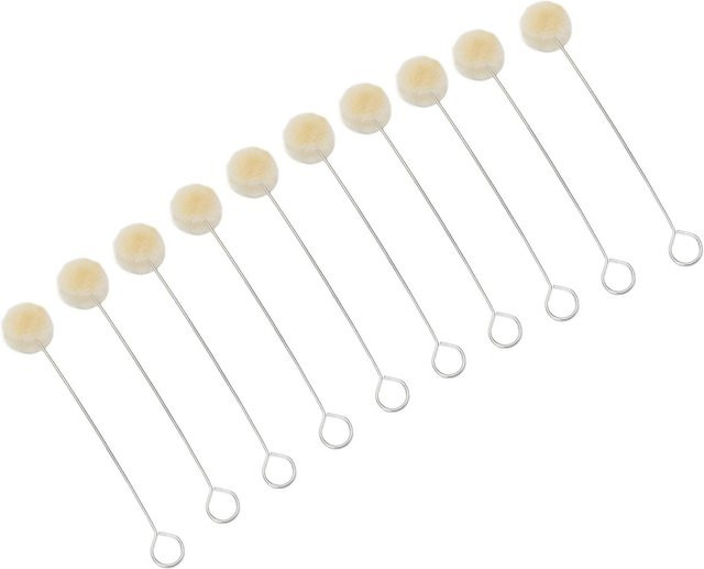 100 Stück GoolRC Woll-Dauber mit langem Metallgriff zum Färben von Leder in Beige - Bild 1