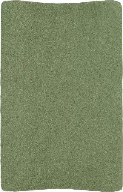 Meyco Baby 2er-Pack Wickelauflagenbezüge aus Frottee in Grün, B/T: 50 x 70 cm - Bild 1