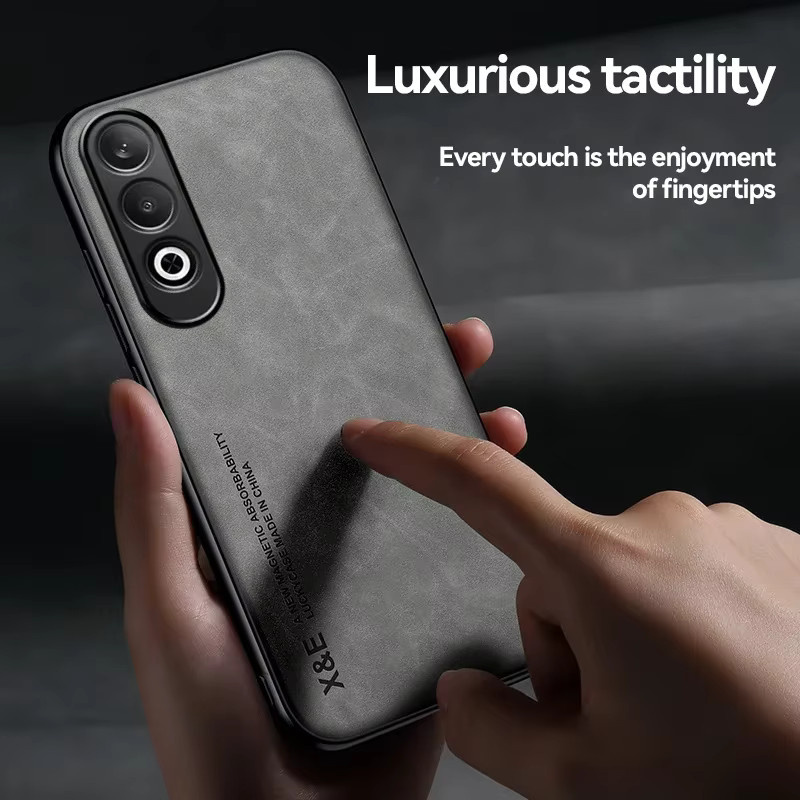 Stoßfeste Schutzhülle für OPPO A80 5G, A3 Pro, K12x und A60 4G mit integriertem Magneten für die Auto-Halterung in Blau - Bild 4