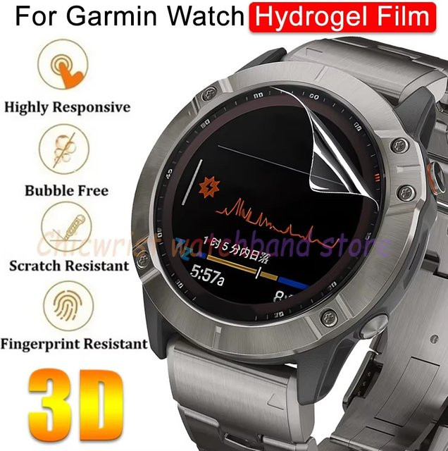 Garmin Hydrogel-Displayschutzfolie HD für Forerunner 965 570 955 265 265S 255 255S in Transparent - Bild 1