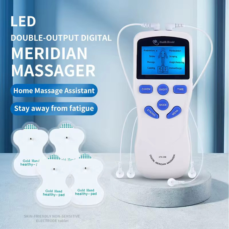 yinhang Zweikanal-Massagegerät, elektrischer Muskelstimulator, Unisex, Körper - Bild 2