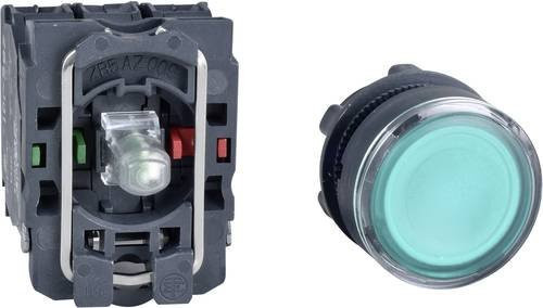 Schneider Electric XB5AW33G5 Leuchtdrucktaster Grün, tastend, IP66 IP67 IP69 IP69K, B/T/H: 3,0 x 5,7 x 4,2 cm - Bild 1