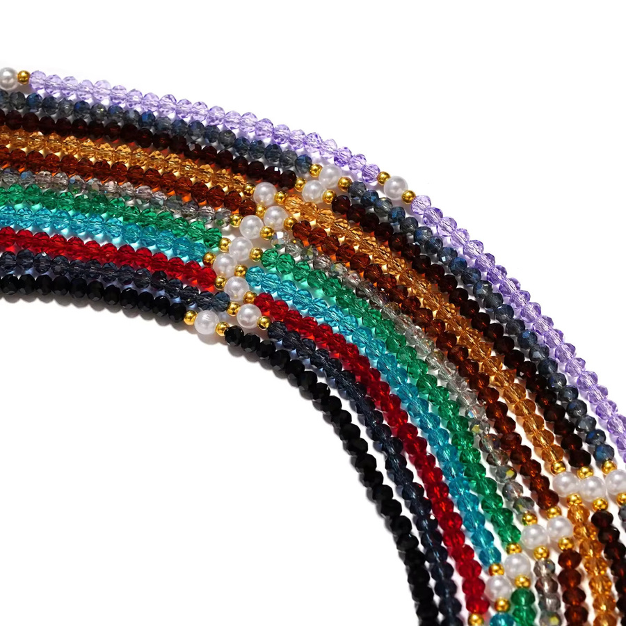 chichain Brillenkette Kristall, Purple, Multicolour, Unisex - Bild 2