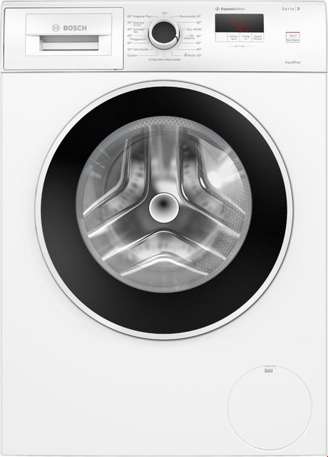 Bosch Stand-Waschmaschine Frontlader Serie 2 in Weiß, 7 kg, 1400 U/min - Bild 1