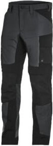 FHB Arbeitshose Leo in Anthrazit/Schwarz mit Kniepolstertaschen, Größe 48 - Bild 1