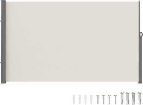 VEVOR Seitenmarkise Beige aus Polyester mit PU-Beschichtung und UV30-Schutz, B/H: 300 x 160 cm - Bild 1