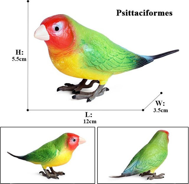 Oenux Vogel Waldtier Papagei Ara Modell aus PVC ab 3 Jahren - Bild 1