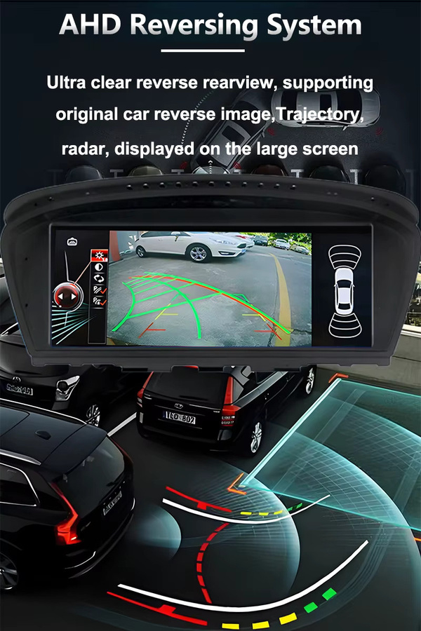 DMDNAVI Android 15 Multimedia-Radio-Player für BMW 3er 5er Serie E60 E61 E63 E90 E91 E92 (2004-2010) mit CCC CIC System, 8,8 Zoll Display, 4G, Bluetooth, Qualcomm Snapdragon 665 Chip, Schwarz - Bild 4