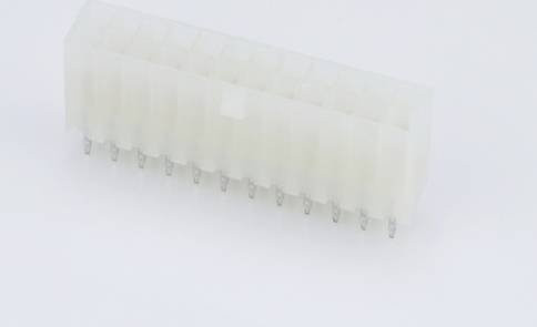Molex Einbau-Stiftleiste Standard 39290243 in Weiß und Gold - Bild 1