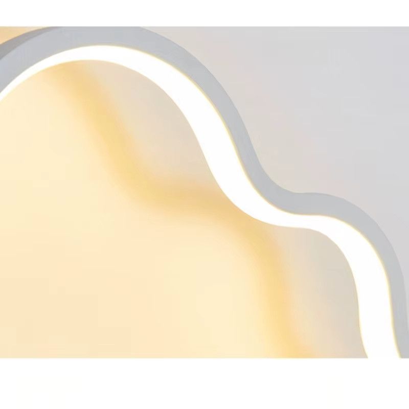 Claeted Wolke Wandlampe für Kinderzimmer im Cartoon-Design mit lächelndem Motiv für Schlafzimmer und Nachttisch - Bild 2