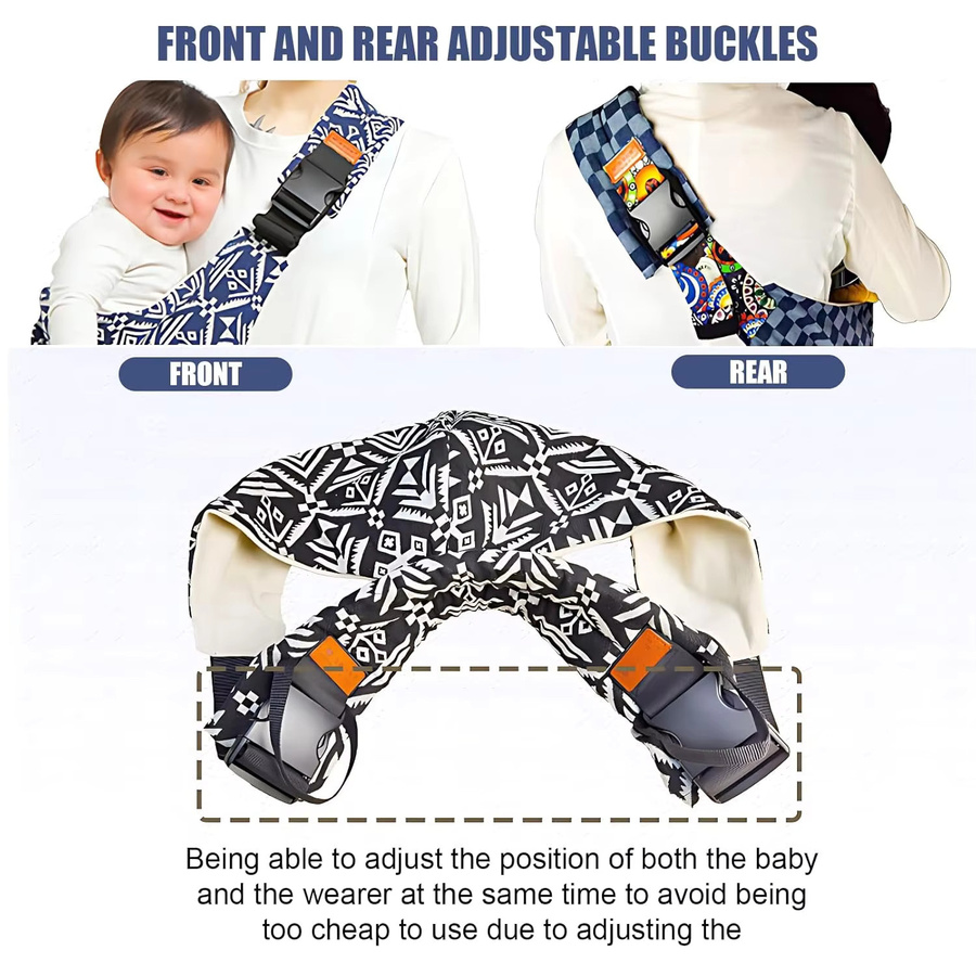 Multifunktionale Babytrage-Wickelhilfe von dajinbear als tragbare Schultertasche in Multicolor - Bild 1