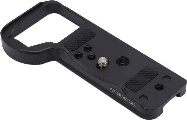 KONNWEI Quick Release Grundplatte aus Aluminium Legierung für Kamera-Stativ-Montage, Schwarz - Bild 1